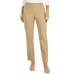 JM Collection Women's Studded Pull-On Tummy Control Pants, Regular and Short